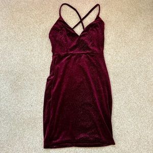 Windsor burgundy night dress, size s